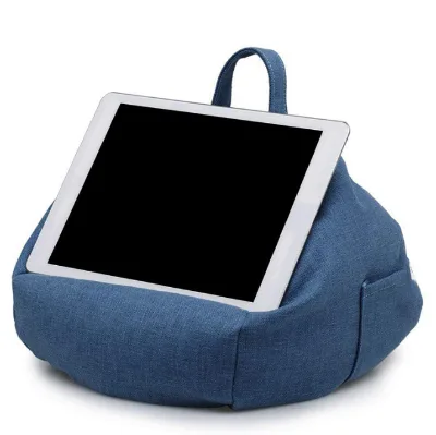 Large Book Pouf Kindle Pillow Ipad Tablet Stand Bean Bag Book Holder