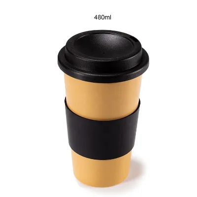 180Z Eco-friendly Travel Coffee Cup/eco-friendly Plastic Coffee Mug with IML Printing