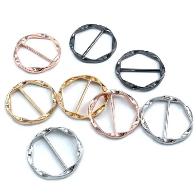 Scarf Ring T-shirt Tie Clips Women Zinc Alloy Pin Buckle Clothing Wrap Holder Neckerchief Shawl Shoes Rhinestone Decorated