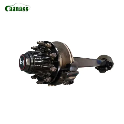 China Guangzhou Caanass 13T Standard Size Six Spoke Trailer Bogie Axle Series Accessories Chassis Parts Spare