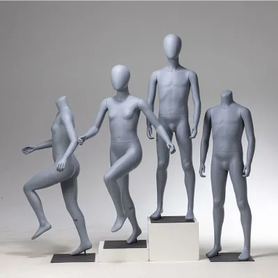 Stable Base Athletic Full Body Mannequin for Fashion Display Teenager Sports Mannequin Form