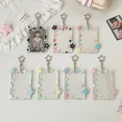 GOSS Factory Price Creative Custom Irregular Star Shape Colorful Design Acrylic Card Holder Welcome Custom Design