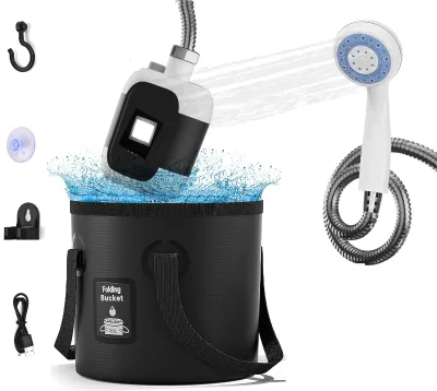 USB Rechargeable Outdoor Shower Pump Electric Rechargeable Portable Camping Outdoor Camp Portable Electric Camping Shower