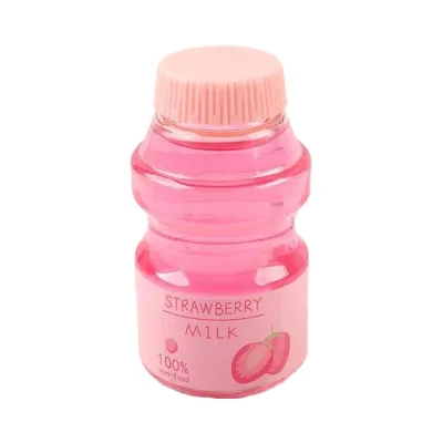 FLIPNEX Clear Pink Strawberry Jelly Slime Super Light Fluffy Stretchy Crunchy Bubble Toy Soft Putty Stress Relief for Party