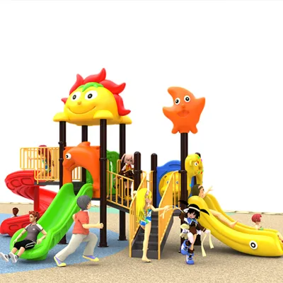High-quality Multi-functional PVC Outdoor Playground Equipment Plastic Slide Climbing Features Eco-friendly for Residential Use
