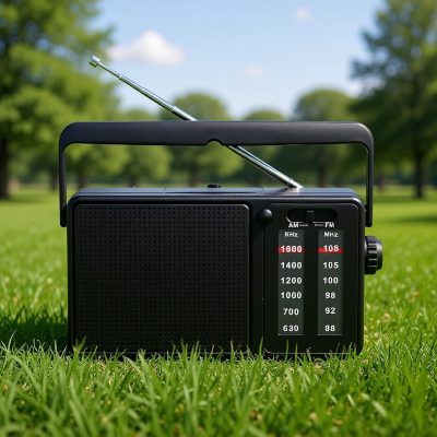 AM FM SW Portable Radio with Flashlight