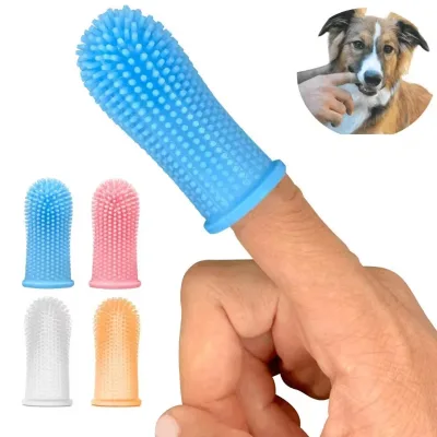 Fast Delivery 360 Silicone Cleaning Toothbrush for Dog Cat Soft Pet Tooth Brush for Small & Large Pets
