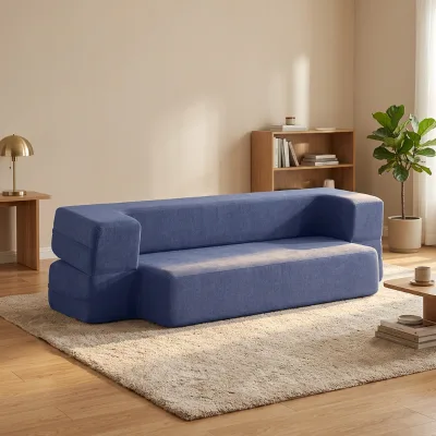 Exclusive Design Hot Sale Convenient European Style Can Compress Soft Comfortable Corner Sofa Bed One Place Sofa Bed Mattress