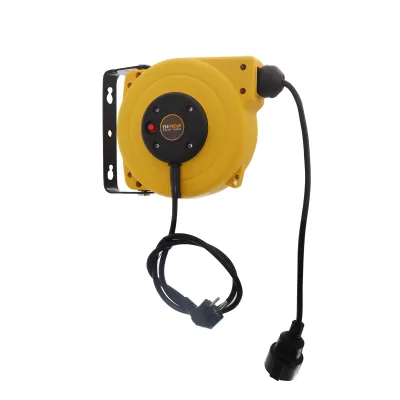 ZD150 180 Degree Detachable Swivel Bracket Quick Garage Ceiling Wall Mounted  14/3 50FT SJTOW Retractable Extension Cord Reel