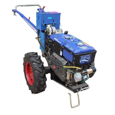 Agricultural Walking Tractor 8HP 10HP 12HP 15HP 18HP 20HP Two Wheeled Tractor with Towing Box Rotary Tillageachment