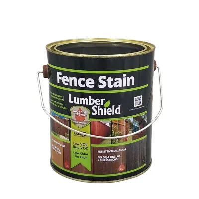 Empty Metal Paint Can Open Head Tin Can With Lever Lid