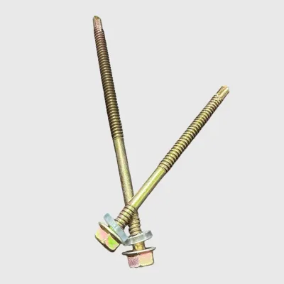Wholesale Galvanised Metal Hexagon Head Tek Wood Self Drilling Tapping Screw for Building Decoration Engineering