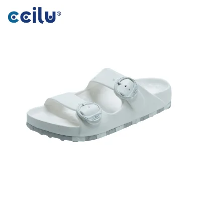 Casual wholesale buckle strap outdoor eva slipper footwear