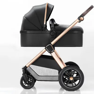 Luxury High Landscape Baby Pram Premium Style Baby Stroller for European American Market Baby Stroller With Big Frame