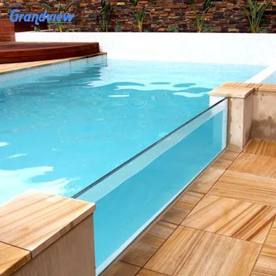 Swimming Pool Glass Wall Installation Pool Wall