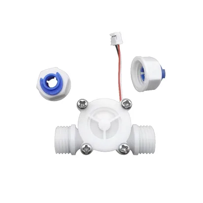 POM Food Grade Water Flow Sensor 0.3-3.0L/Min DC5V 3V 24V Flowmeter Liquid Flow Sensor for Drinking Dispenser and Coffee Maker