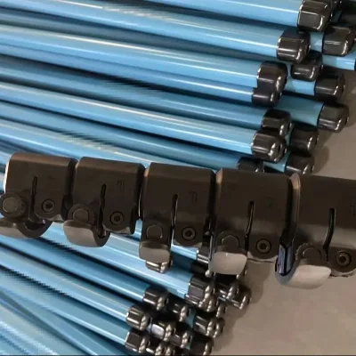 Made Shandong High Stiffness 100% Carbon Fiber Sport Window Cleaning Operating Pole Twist Locks 1.2mm Thickness 8m/10m/12m