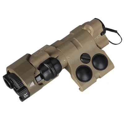Waterproof Hunting Light HK15-0142 With Red Laser Handheld Led Light Tactical Flashlight