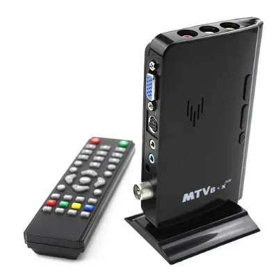 RF to VGA Gadmei Analog TV BOX 1920*1200 HD Smart TV Card Receiver for LCD LED Monitor