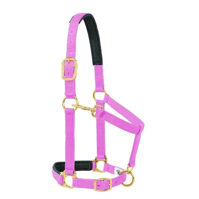 Fashion Style Hot Sale Breakaway Form Leather Padded Adjustable Nylon Horse Halter