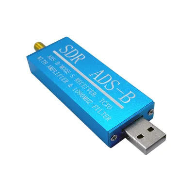 RTL2832U+R860 1090 SAW Filter Preamplifier 0.5 PPM TCXO Receive Aviation Signal Plus 1090MHZ USB ADS-B Tracker