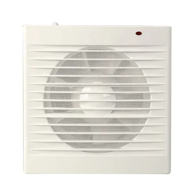 Wholesale ELMAK OEM Exhaust Fan 100-200mm 4-6inches PVC Material Bathroom Shower Kitchen Ceiling Wall Mounting Shutter