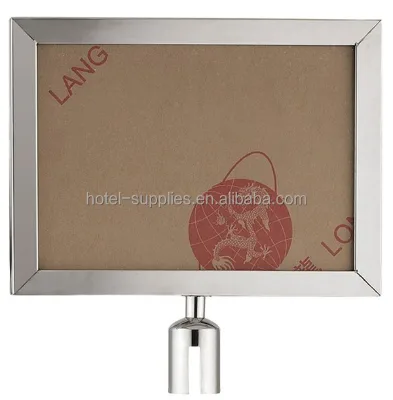 Chafer Face Stanchion Sign Holder