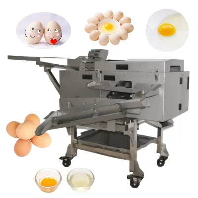 Industrial Egg White and Yolk Separator Breaking and Separating Machine
