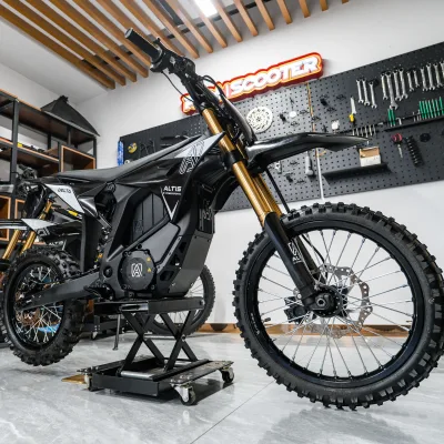 Canada Altis Delta Electric Dirt Bike 60V 35Ah Lithium Battery Aluminum Frame Disc Brake Speed Wheel Streebikes