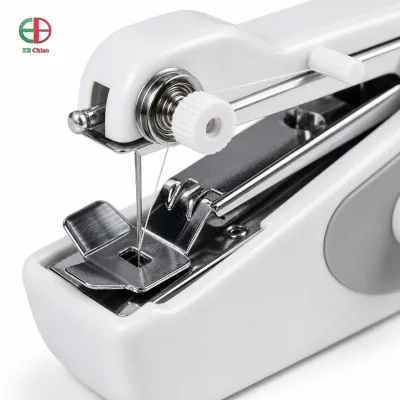 Family Wardrobe Handheld Sewing Machine Care Kit with Thread Bobbins Needle Set and USB Cable for Home Mending