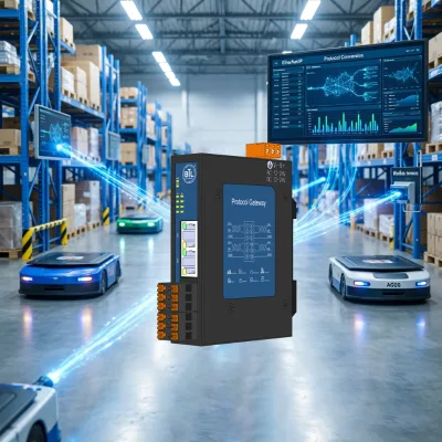Sunfull Industrial EtherNet/IP Gateway EIP2004-ARM | Dual Ethernet Ports | Modbus/Siemens S7 to AB PLC Bridge | 1024 Points