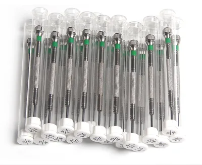 10 Pcs Stainless Steel Extreme Hardness Watch Screwdriver Kit Precision Screwdrivers Watch Repair Tools Slotted Screwdrivers