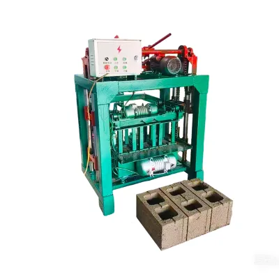 220V Hollow Block and Paving Brick Machine Small Move Clay Brick Machinery for Construction with Core Mold Component
