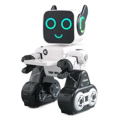 Original JJRC R4 RC Smart Robot 2.4GHz Remote Control Robot Children Education Intelligent Piggy Bank Gesture for Children