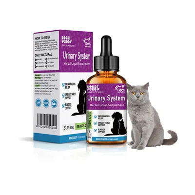 Hot Selling Dogs Cats Liquid Supplement Stop Bleeding Drop Stone Cystitis Recovery Pet Urinary Herb Liquid Supplement