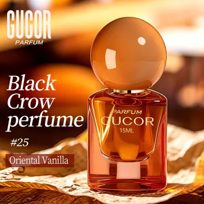 GUCOR Perfume 25 Black Crow 15ml Women's Perfume Black Crow Features Warm Coffee Woody Notes Perfumes Original Arabic Perfume