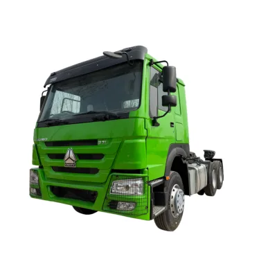Reliable Mechanical Injection Diesel 371HP Used HOWO Truck Head 6x4 10-Tire Heavy Load for Sale