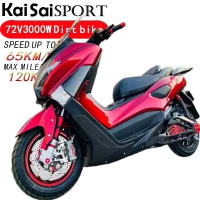 Factory Supply New Electric Pitbike 3000w 72v Adult Ev Sportbikes Racing 2 Wheel Curiser Motorcycle Enduro Scooter Moto for Sale