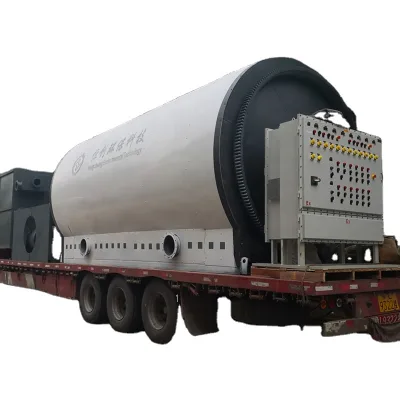 35%-40% Light Oil Yield with Waste Gas Heating System Plastic to Petrol Plant