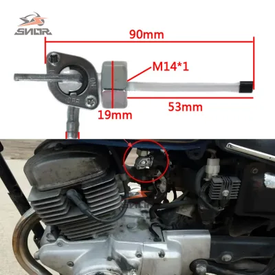 SNOR Moto M14*1 Gas Fuel Petcock Tap Valve Switch for Honda ATC185 ATC200 XL75 XR75 XR80 XR100 CRF50 XL125 CG125 NC50 NA50 Parts