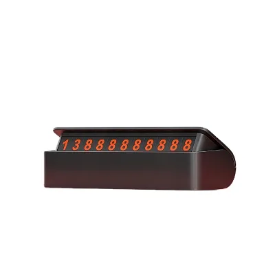 Wholesale Car Temporary Parking Sign Hidden Sunscreen Metal Mobile Parking Plate Moving Phone Number Plate