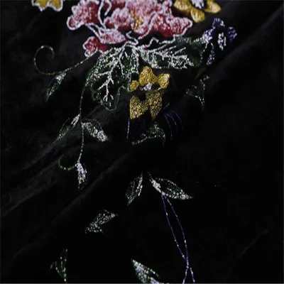 Clear Grain Dyed Jacquard Metallic Silk Lurex Velvet Fabric Shiny for Han Chinese Clothing Cheongsam