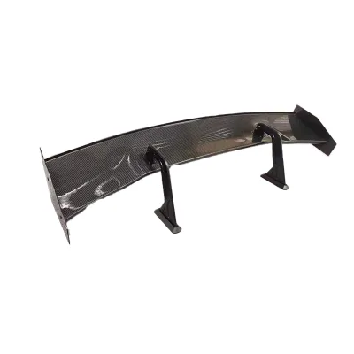 Universal Carbon Fiber Rear Spoiler Replacement for Three-Box Sedan Dry Carbon Fiber Swan Neck Wing Spoilers