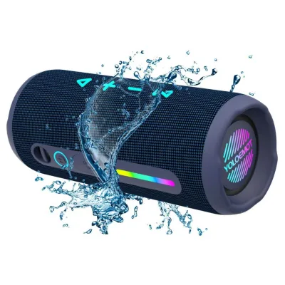 Wholesale IP67 Dual  Speakers Portable RGB Light TWS Pairing Long Battery Life Soaking Surround Stereo Experience
