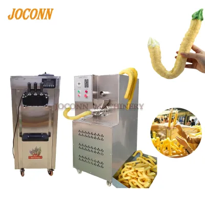 Commercial Cone Ice Cream Maker Machine Mesin Ice Cream Filling Machine Rice Puff Making Machine