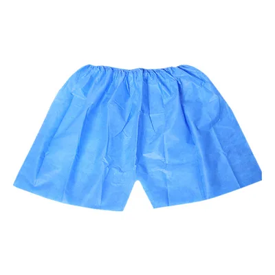 Nonwoven Disposable Men's Massage Protective Pants With Black and Blue Colours