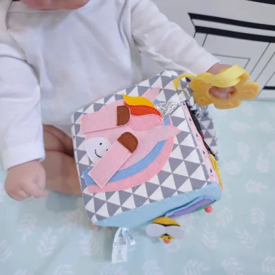 Baby Early Educational Washable Bendable Quiet Cloth Book Felt Fabric Book Best Gift Choice for Kids