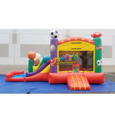 Kids Fun 22ft Bouncy Castle Bounce House Water Slide Inflatable Castles