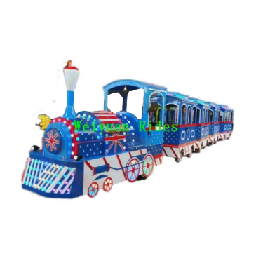 Themed Electric Road Trackless Train for Shopping Center Hotel Complex Wedding Venue