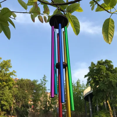 Natural Windchime colourful aluminum wind chimes best gift